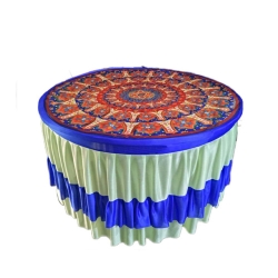 3D Round Table Cover - 4 FT X 4 FT Taiwan &  Brite Lycra