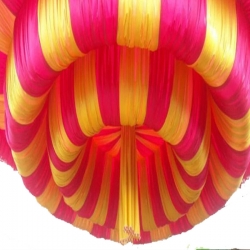 Designer Mandap Ceiling - 10 FT X 10 FT - Made of 24 Gauge Brite Lycra Cloth