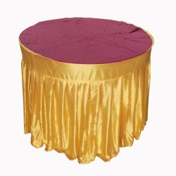 Round Table Cover - 4 FT X 4 FT - Made Of Taiwan &  Brite Lycra