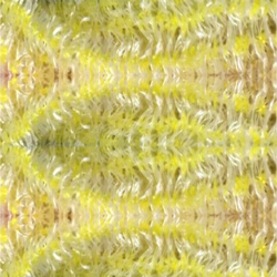 Double Color Plain Fur - Made Of Cotton - Yellow & White Color