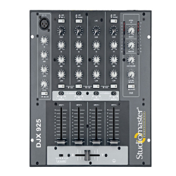 Studiomaster - DJX 925 Mixer -  DJ Products - 5-Channel