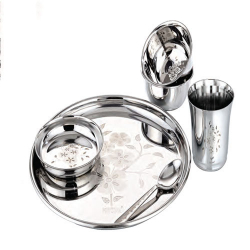 Mintage Occasion Laser Dinner set - Set of 6 - Made Of Stainless Steel