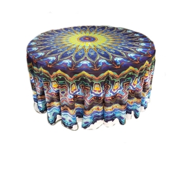 3D Round Table Cover - 4 FT X 4 FT Taiwan &  Brite Lycra