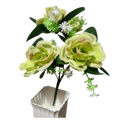 Artificial Flower Bunch - 12 Inch - Made of Plastic