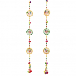 Decorative Hanging Latkan - 2 FT - Made of Woolen & Pom-Pom