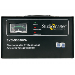 Studiomaster - SVC-3000 Stabilizer - 3 KVA - Servo Stabilizer - Power Supply Products