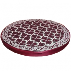 Designer Round Table Top - 4 FT X 4 FT - Made Of Shaline Cloth