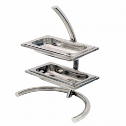 Salad Stand - 2-Tier Stand - Made of Stainless Steel