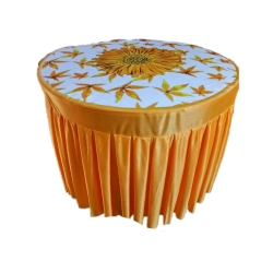 3D Round Table Cover - 4 FT X 4 FT Taiwan &  Brite Lycra