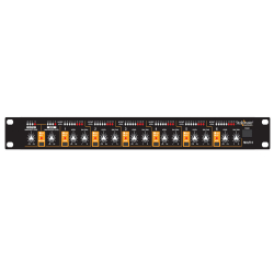 Studiomaster - Multi 6 Audio Splitter - Switches With LED Status Indicators - Black Color