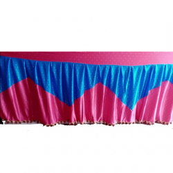 Table Cover Frill - 30 FT - Made Of Bright Lycra Cloth