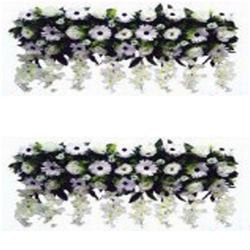 Artificial Flower Pannel - 6 FT - Made of Plastic