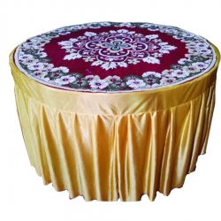 Round Table Cover - 4 FT X 4 FT - Made of Premium Quality Lycra