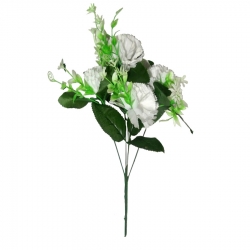 Artificial Flower Bunch - 13 Inch - Made of Plastic