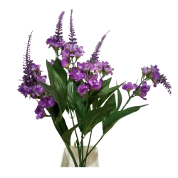 Artificial Flower Bunch - 15 Inch - Made of Plastic