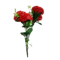 Artificial Flower Bunch - 13 Inch - Made of Plastic