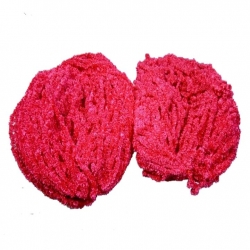 Decoration Plain Fur - Made Of Cotton - Red Color