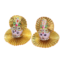 Decorative Doll (Pair of 2) - 6 CM x 6 CM x 5 CM - Made of Suppari