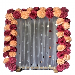 Artificial Flower Frame - 2 FT X 2 FT - Made of Plastic