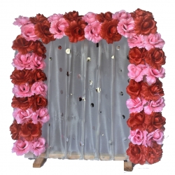 Artificial Flower Frame - 2 FT X 2 FT - Made of Plastic