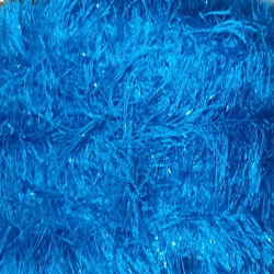 Sparkled  Rainbow Fur - Made Of Cotton - Blue Color