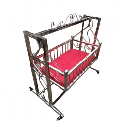 Buy Baby Cradle 3.5 FT X 3.5 FT Made Of Stainless Steel