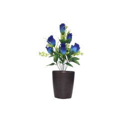 Artificial Flower Plant without Pot - 1.2 FT - Made of Plastic