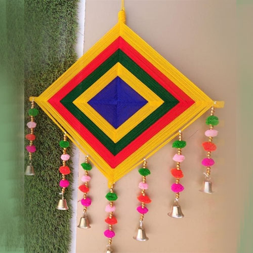 Buy Wall Hanging Kite -18 Inch - Made of Woolen - Decornt.com