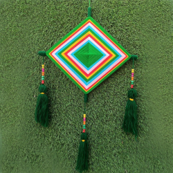 Wall Hanging Kite - 15 Inch X 25 Inch - Multi color