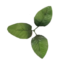 Artificial Rose Leaf - 3 in 1 Leaves - Made of Plastic (In Kg)