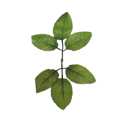 Artificial Rose Leaf - 6 in 1 Leaves - Made of Plastic (In Kg)