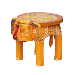 Elephant Stool - 7 Inch -Made Of Wood