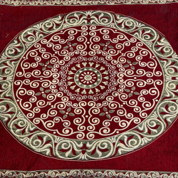Designer Round Table Top - 4 FT X 4 FT - Made of Chenille Cloth (Only Top Available)