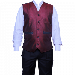 Waiter / Bartender Vest - Made of Premium Quality Polyester & Cotton