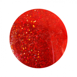 Artificial Plastic Sparkle Sikka - 2 INCH -  Made of Plastic