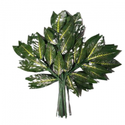 Artificial Hanging Leaf - 60 CM X 70 CM - Made of Plastic 1 Packet (12 Piece)