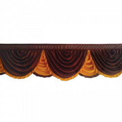 Designer Jhalar - 24 Gauge -  Made of Bright Lycra Cloth