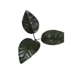 Artificial Rose Leaf - 3 in 1 Leaves - Made of Plastic (In Kg)