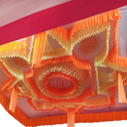 Designer Mandap Ceiling - 15 FT X 20 FT - Made of Taiwan Bright Lycra Cloth