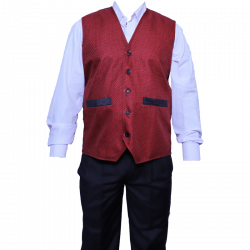 Waiter / Bartender Vest - Made of Premium Quality Polyester & Cotton