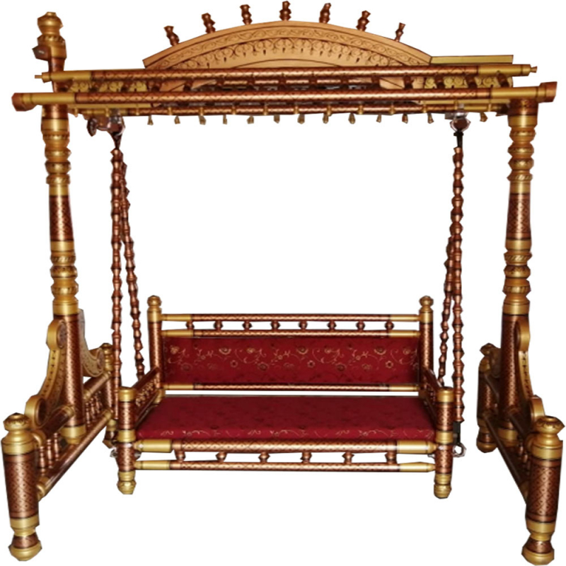 Buy Sankheda Jhula - Made Of Teak Wood - Decornt.com