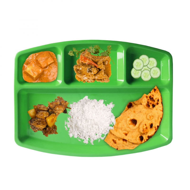 Buy Dosa Plate 4 Compartments Plate Made Of Plastic