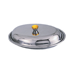 Oval Curry Dish Cover (2) - Made of Stainless Steel