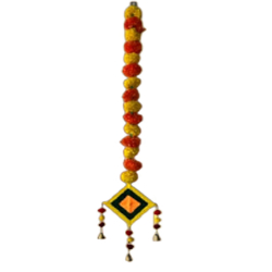 KITE FLOWER WALL HANGING - MADE OF WOOLEN & BAMBOO