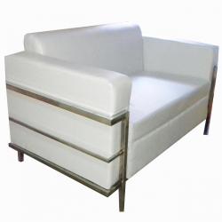 2 Seater Sofa - Made of Steel and foam