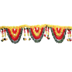 Artificial Flower Toran - 10 FT - Made of Plastic