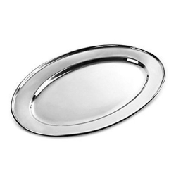 MF Oval Beeding Without Pot Platter (4) - 13 Inch - Made of Steel