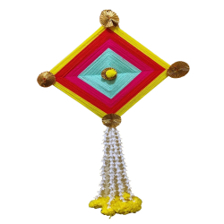 Decorative Kite with Rajnigandha Hanging -  Made Of Woolen