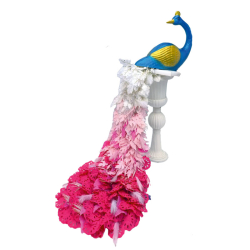 Artificial Peacock with Stand - 5 FT - Made of Plastic