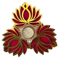 Decorative Star Lotus T- Light